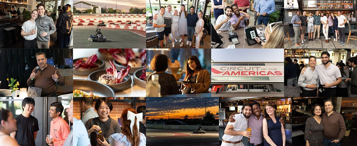 A collage of Citadel team event photography