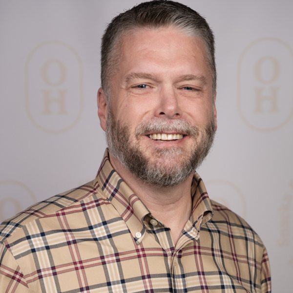 Corporate headshot from an on-site station