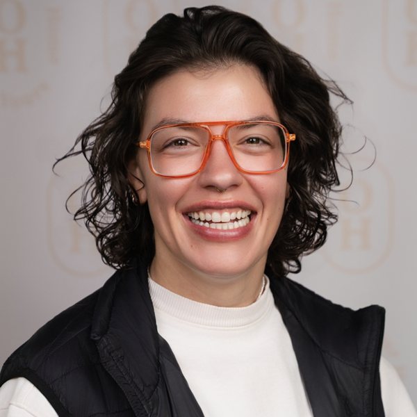 Corporate headshot from an on-site station