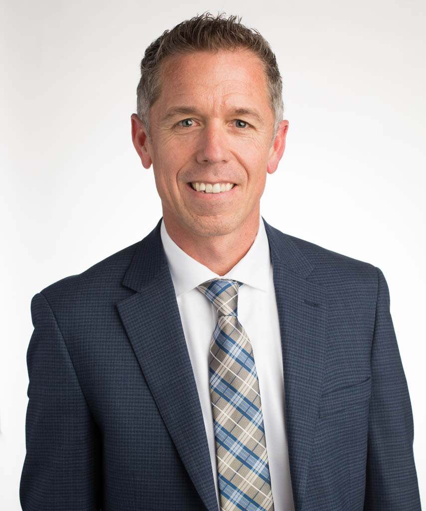 Corporate headshot from an on-site station