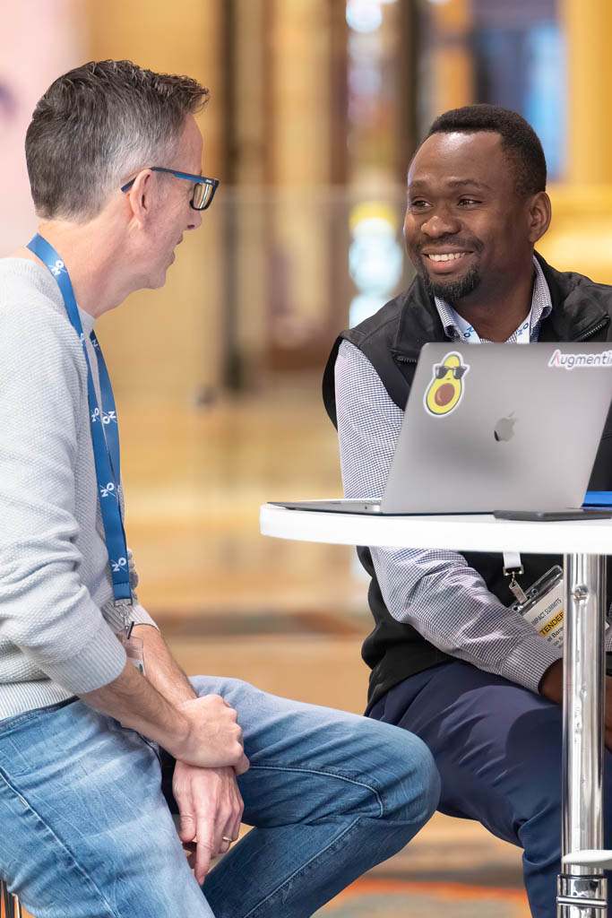 Attendees at a corporate event in Dallas